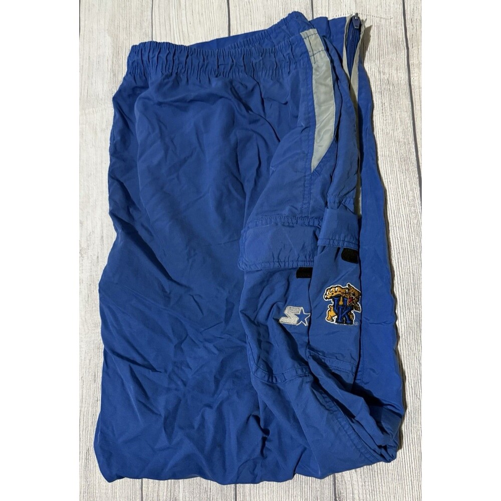 Vintage Y2K Kentucky Wildcats Starter Zip Track Pants Rare Size XL Embroidered